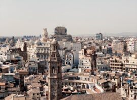 beige cathedral city view
